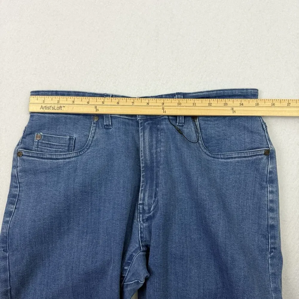 Barbell Apparel Men’s Straight Athletic Fit Jeans 32x36 Blue NWT $168